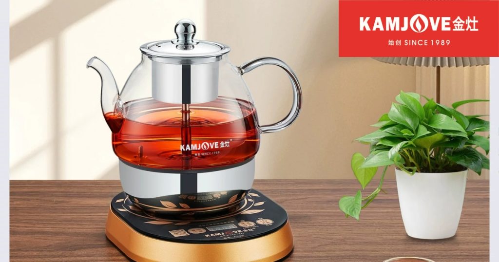KAMJOVE 金灶煮茶器大容量养生壶恒温蒸汽煮茶壶烧水壶家用电热水壶纯钛煮茶壶
