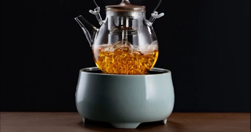 尚明电陶炉官方旗舰店汝窑家用烧水静音煮茶炉经典款乾坤