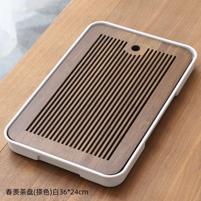 春羡茶盘搽色白3624cm