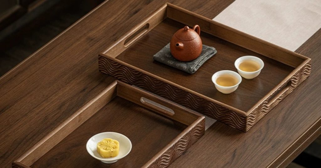 竹木 干泡盘 果盘 茶盘 托盘