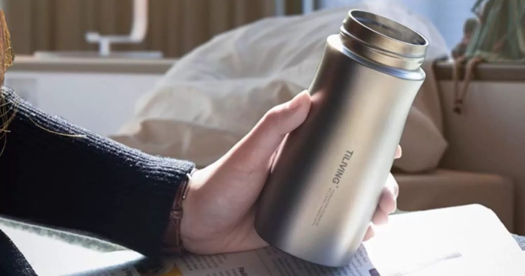 纯钛保温茶杯