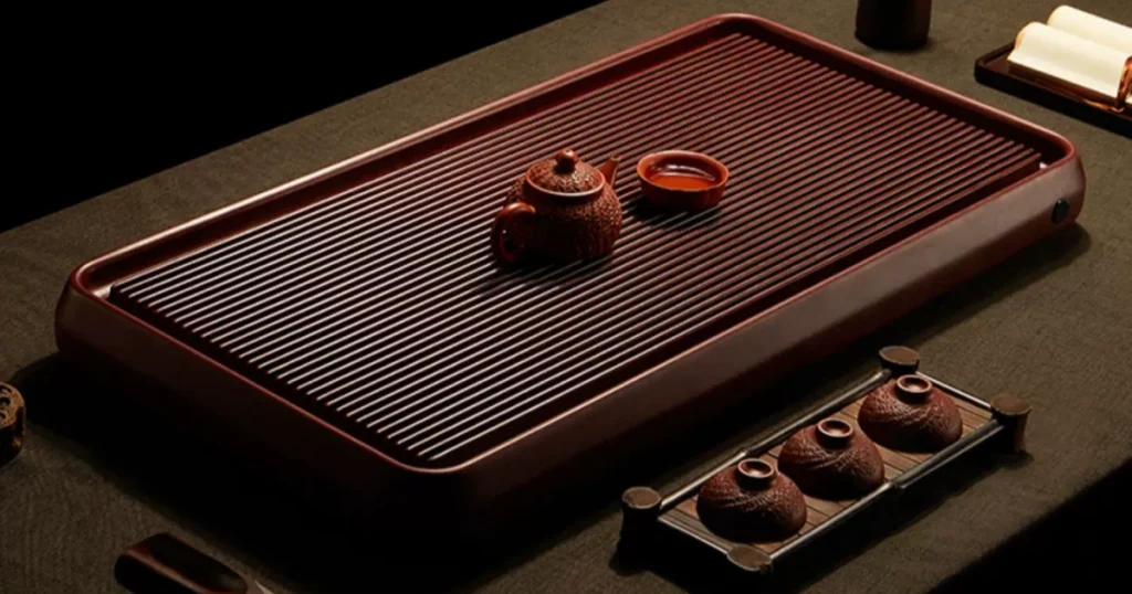 高档电木茶盘家用新款德国大小号型简约泡茶具定制茶台托海办公室