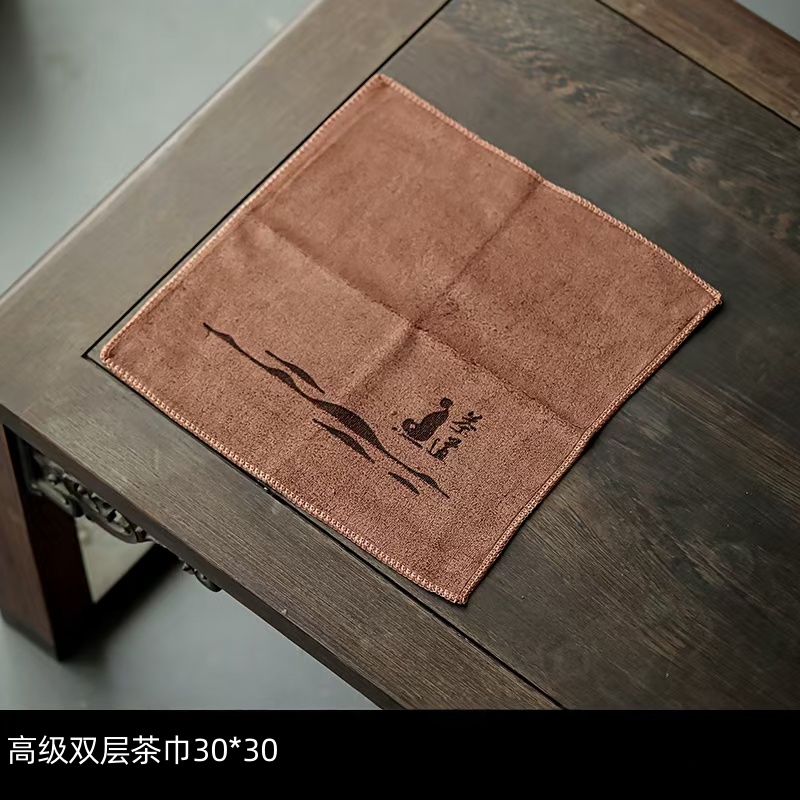 高级双层茶巾3030