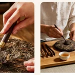 黑檀木花梨茶刀茶针不锈钢普洱茶饼刀茶锥茶具茶刀茶锥皮革打孔锥