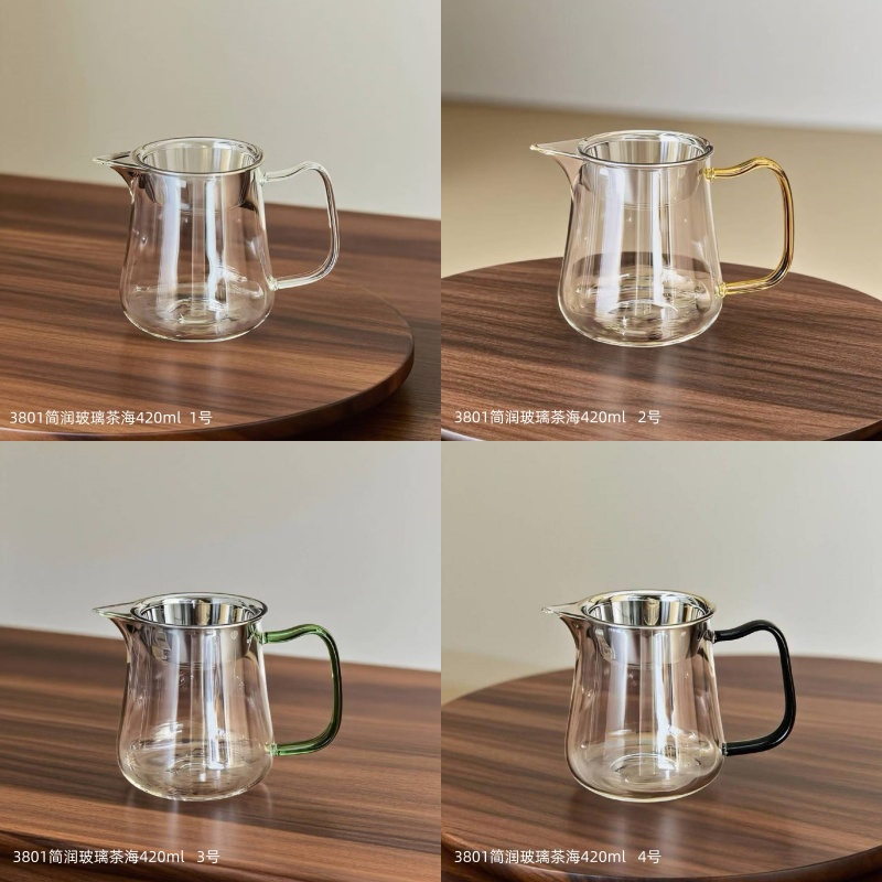 3801简润玻璃茶海420ml