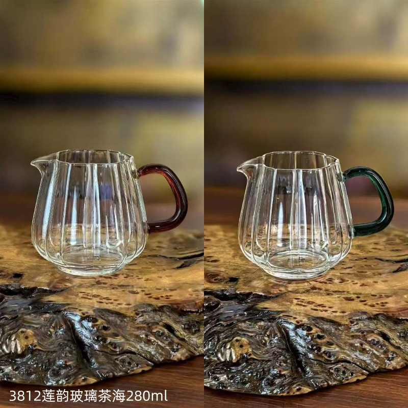 3812莲韵玻璃茶海280ml