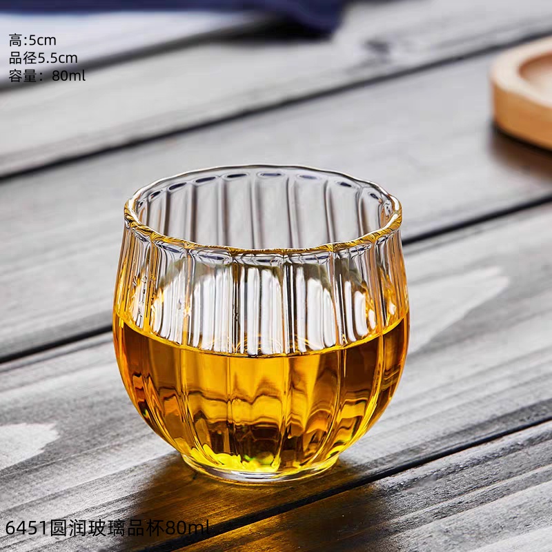6451圆润玻璃品杯80ml