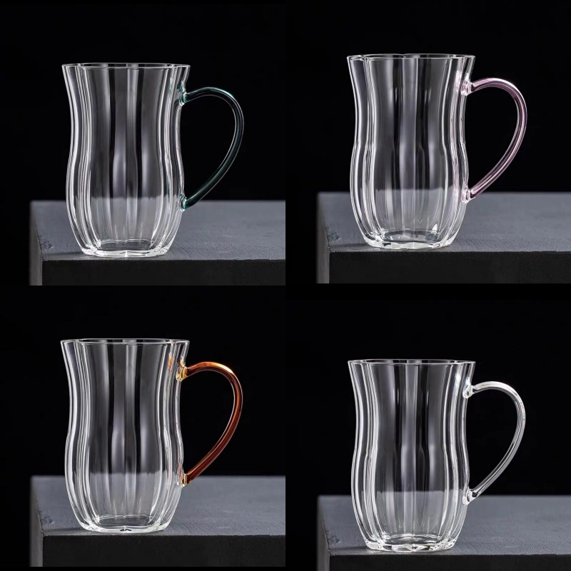 J34中号玻璃绿茶杯300ML