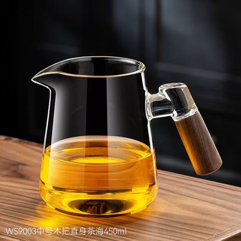 WS9003中号木把直身茶海450ml