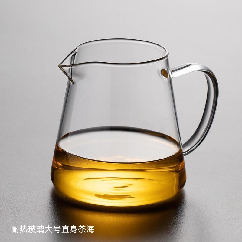 耐热玻璃大号直身茶海450ML