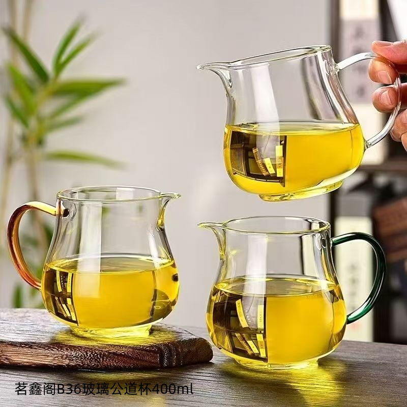 茗鑫阁B36玻璃公道杯400ml