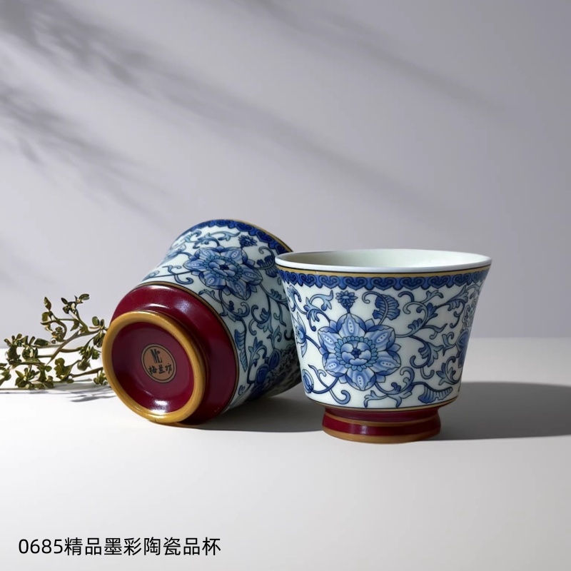 0685精品墨彩陶瓷品杯