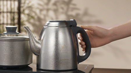 创窑茶器皇冠V茶炉泡茶完整流程动态实拍，日常茶室使用场景