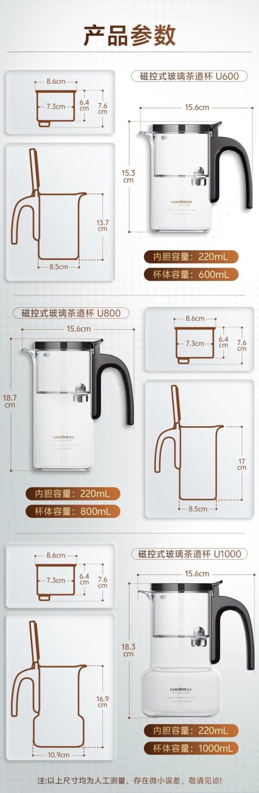 创窑茶器金灶U600/U800/U1000磁控玻璃茶道杯操作视频封面，茶室完整泡茶实景