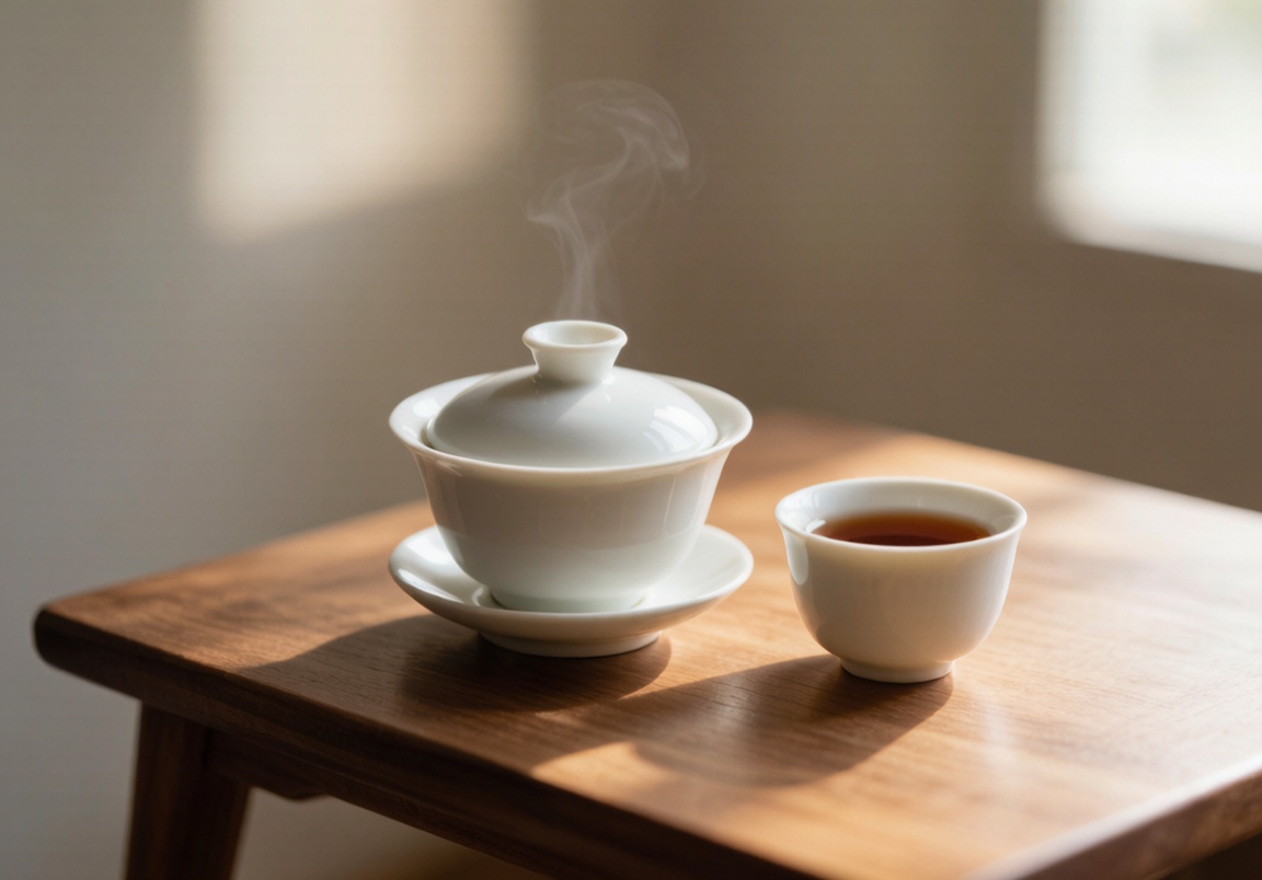 白瓷盖碗与陶瓷茶具 白瓷盖碗与陶瓷茶具