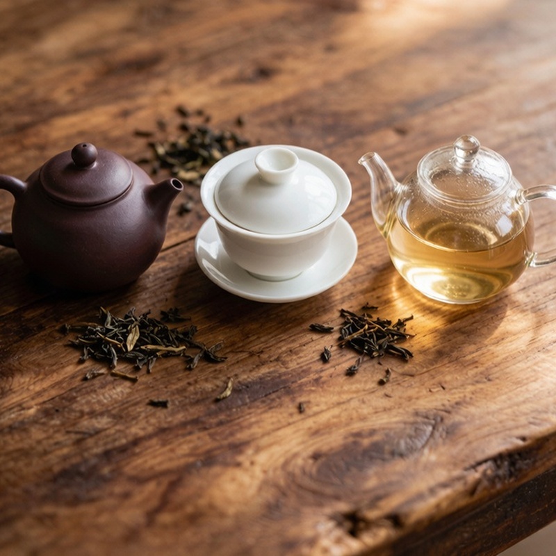 茶叶店茶具货架陈列展示，各类茶具整齐摆放，商业摄影暖色调｜茶叶店拿货 昆明茶具批发 螺蛳湾茶具批发