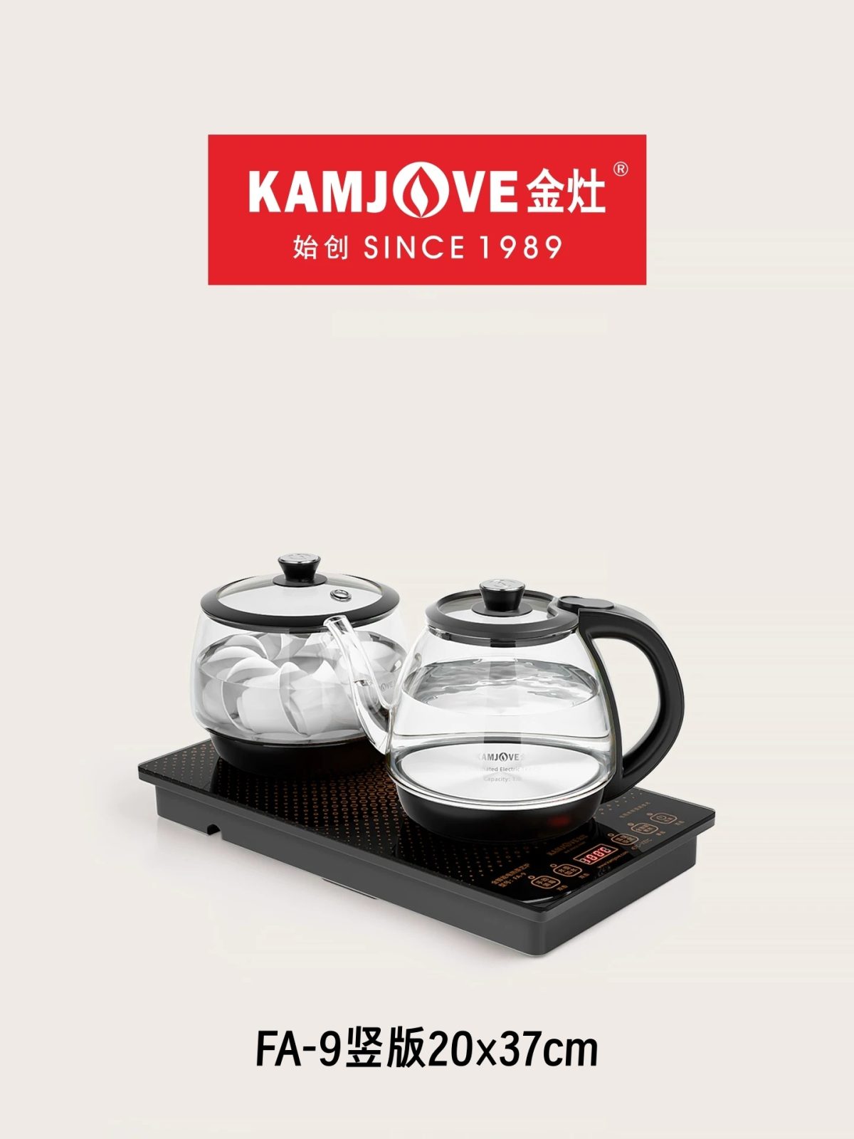 金灶FA-9玻璃智能茶炉37*20，创窑茶器51茶具网云南总代理